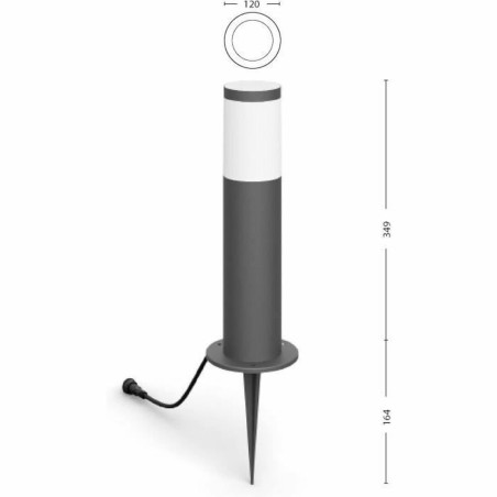 Lampada Philips Grigio 220-240 V Bianco Caldo 600 lm