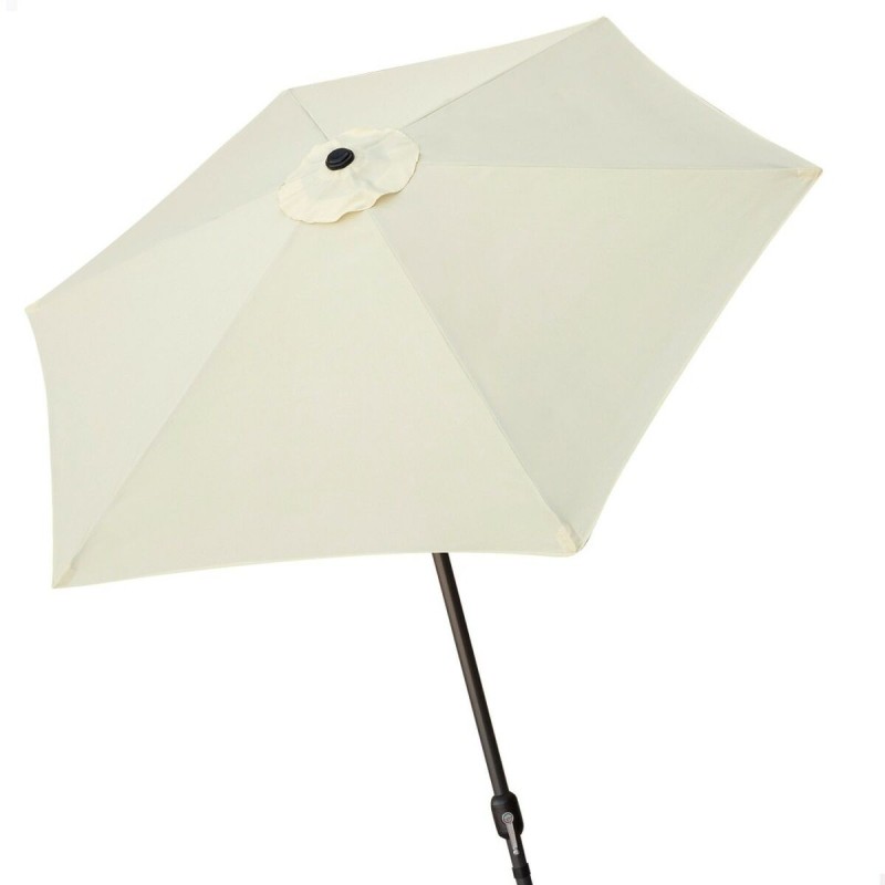 Ombrellone Aktive 270 x 235,5 x 270 cm Ø 270 cm Acciaio Alluminio Crema Ombrellone Aktive 270 x 235,5 x 270 cm Ø 270 cm Acciaio Alluminio Crema