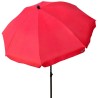Ombrellone Aktive Rosso 240 x 230 x 240 cm (6 Unità)