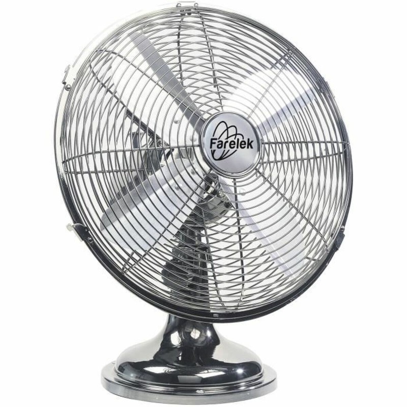Ventilatore a Piantana FARELEK Argentato 35 W Ventilatore a Piantana FARELEK Argentato 35 W