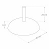 Base per Ombrellone Aktive 45 x 33 x 45 cm Cemento Acciaio