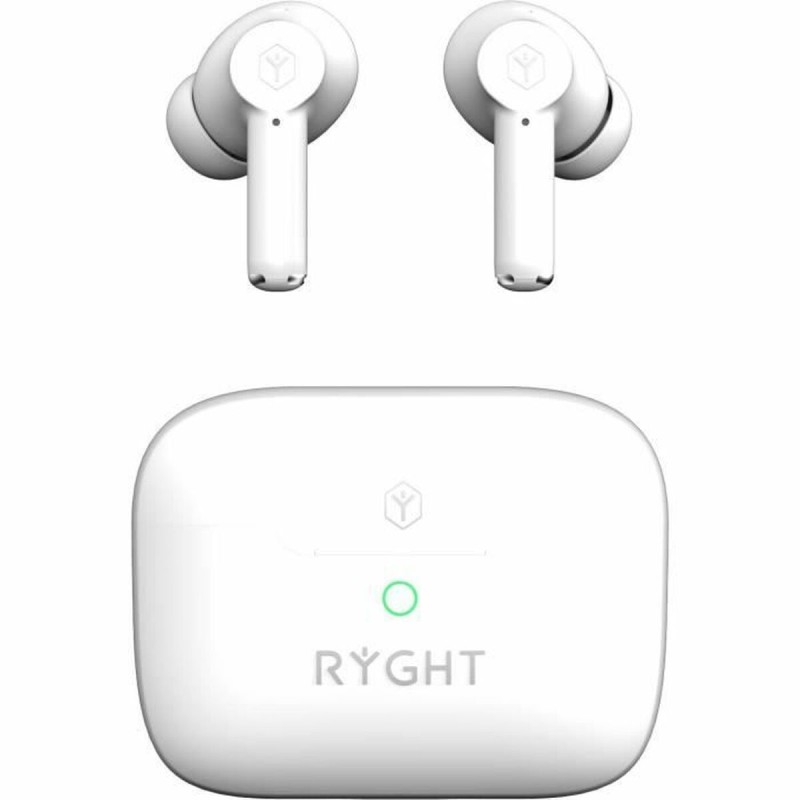 Auricolari Wireless con Custodia di Ricarica Ryght Jumo ANC Bianco Auricolari Wireless con Custodia di Ricarica Ryght Jumo ANC Bianco