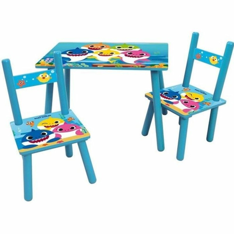 Set di Tavolo e Sedie per Bambini Fun House BABY SHARK Set di Tavolo e Sedie per Bambini Fun House BABY SHARK