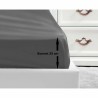 Lenzuolo con angoli aderenti Lovely Home Grigio Grigio scuro 90 x 190
