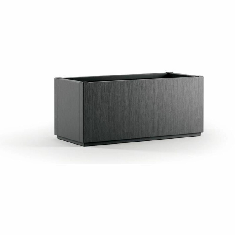 Vaso Starwax Nero Rettangolare 80 cm Vaso Starwax Nero Rettangolare 80 cm