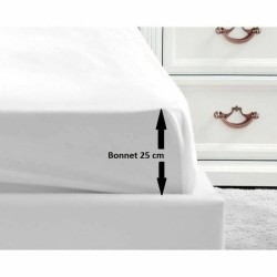 Lenzuolo con angoli aderenti Lovely Home Bianco 140 x 190 cm