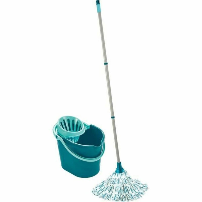 Set di secchi e mop Leifheit Classic Mop 56792 Viscosa Plastica 12 L Set di secchi e mop Leifheit Classic Mop 56792 Viscosa Plastica 12 L