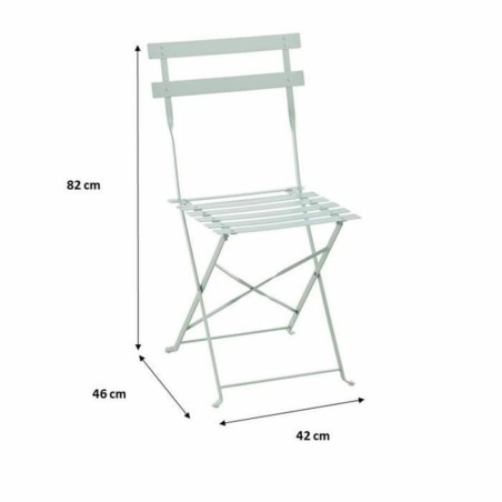 Tavolo con 2 sedie Verde 60 x 71 cm 42 x 45 x 82 cm
