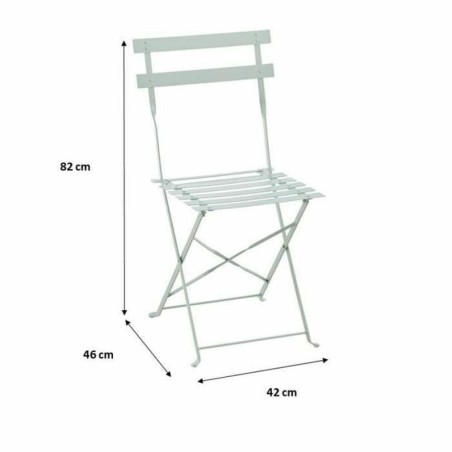 Tavolo con 2 sedie Verde 60 x 71 cm 42 x 45 x 82 cm