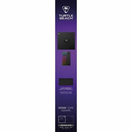 Tappetino per Mouse Turtle Beach SenseCore Square Nero