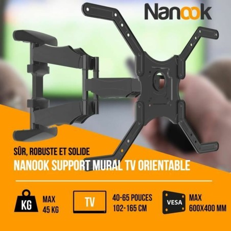Supporto TV Nanook Wall Mount 55" 65" 40"