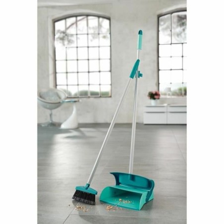 Set di Pulizia Scopa e Paletta Leifheit 41405 Azzurro Plastica (1 Unità)