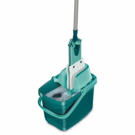 Mop with Bucket Leifheit Combi Clean M Verde Metallo Plastica