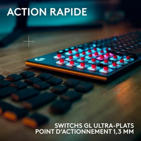 Tastiera Wireless Logitech G915 TKL X Nero AZERTY