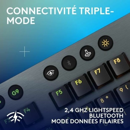Tastiera Wireless Logitech G915 TKL X Nero AZERTY