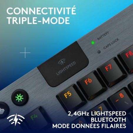 Tastiera Wireless Logitech G915 TKL X Nero AZERTY