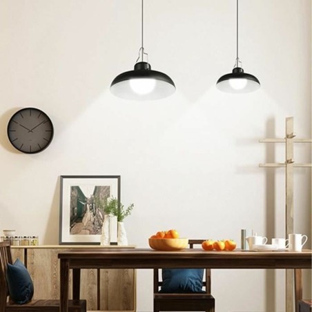Lampadario Lumisky WAREN Nero Metallo Moderno