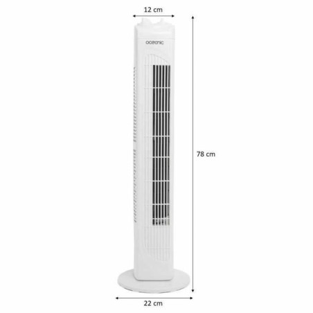 Ventilatore a Piantana Oceanic Bianco 45 W 40 W