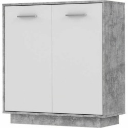 Mobili di stoccaggio Bianco Grigio chiaro 88,9 x 34,2 x 88,1 cm