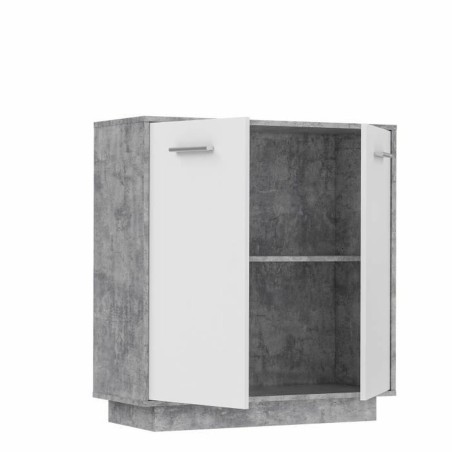 Mobili di stoccaggio Bianco Grigio chiaro 88,9 x 34,2 x 88,1 cm
