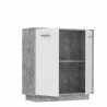 Mobili di stoccaggio Bianco Grigio chiaro 88,9 x 34,2 x 88,1 cm
