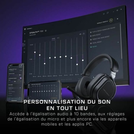 Auricolari con Microfono Turtle Beach Stealth 700PC Nero