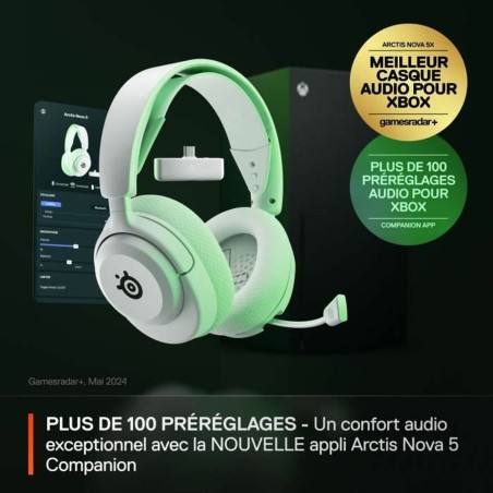 Auricolari con Microfono SteelSeries Arctis Nova 5X Bianco