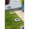 Faretto Solare Smart Garden Terreno Nero Alluminio (4 Unità)