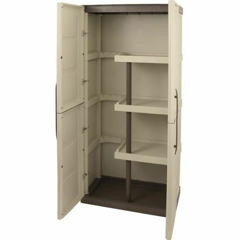 Armadio TOOD Beige Grigio Resina 60 Kg 20 kg 70 x 39 x 165 cm Armadio TOOD Beige Grigio Resina 60 Kg 20 kg 70 x 39 x 165 cm