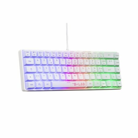 Tastiera Bluetooth The G-Lab Azerty Francese Bianco