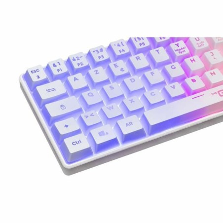 Tastiera Bluetooth The G-Lab Azerty Francese Bianco