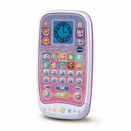 Telefono Giocattolo Vtech Smartphone P´tit Genius Magic Light (FR)