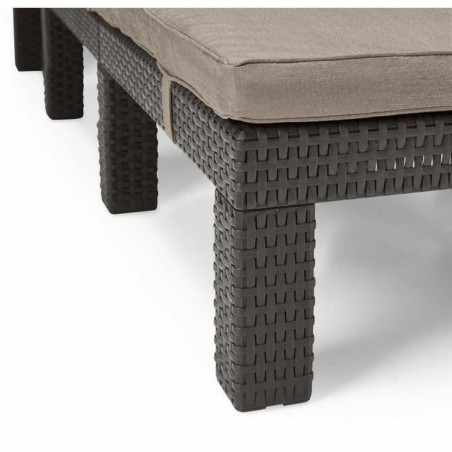 Lettino Allibert by KETER Daytona 195 x 65 x 25,5 cm Marrone