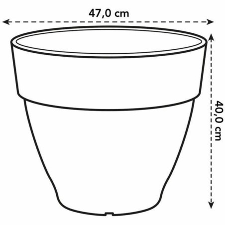 Vaso Elho   Ø 47 cm Rotonda Verde Plastica