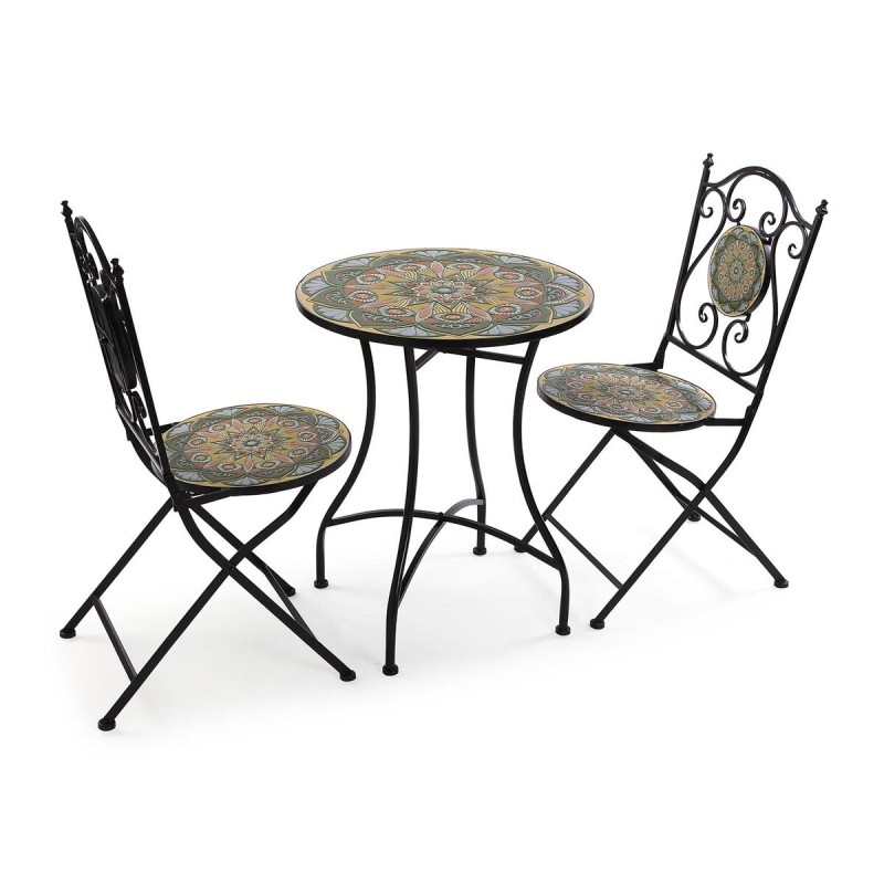 Tavolo con 2 sedie Versa Italo 60 x 71 x 60 cm Tavolo con 2 sedie Versa Italo 60 x 71 x 60 cm