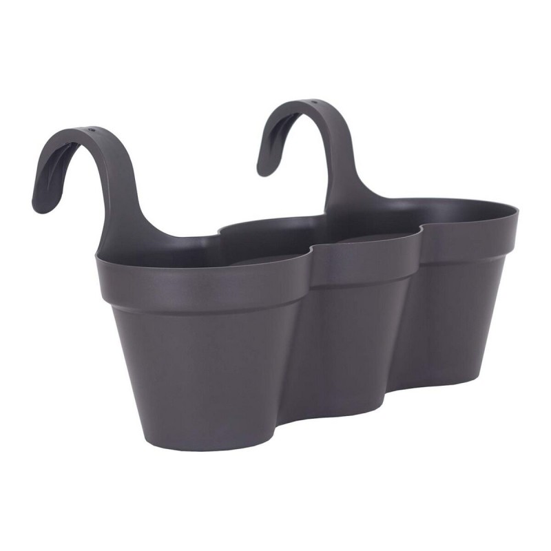 Vaso Artevasi 639343 Antracite Grigio scuro Plastica Rotondo 30,5 x 54 x 28 cm Vaso Artevasi 639343 Antracite Grigio scuro Plastica Rotondo 30,5 x 54 x 28 cm