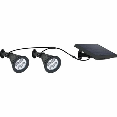 Faretto Solare Lumi Garden Family Spiky 2 in 1 Nero Alluminio Acciaio (2 Unità)