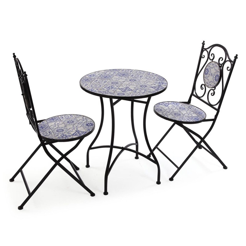 Tavolo con 2 sedie Versa Melo 60 x 71 x 60 cm