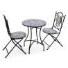 Tavolo con 2 sedie Versa Melo 60 x 71 x 60 cm