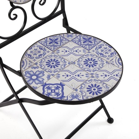 Tavolo con 2 sedie Versa Melo 60 x 71 x 60 cm