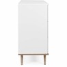 Cassettiera Scandinavian Bianco 79,8 x 40 x 86,5 cm