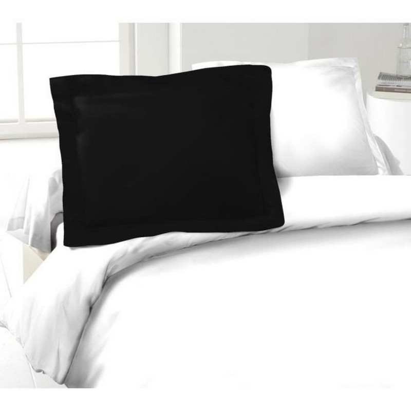 Federa Lovely Home Nero 50 x 70 cm 100 % cotone Federa Lovely Home Nero 50 x 70 cm 100 % cotone