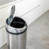 Secchio della spazzatura Kitchen Move Automatico Acciaio inossidabile 42 L