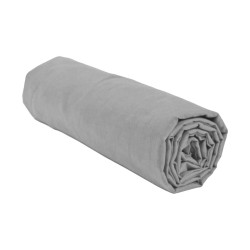 Lenzuolo con angoli aderenti HOME LINGE PASSION HP71761 Grigio Grigio chiaro 90 x 190 + 30 cm