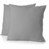 Federa HOME LINGE PASSION Grigio Grigio chiaro 63 x 63 cm (2 Unità)