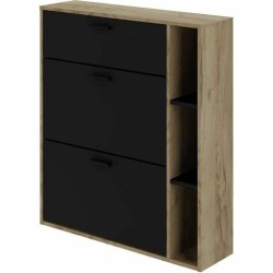 Scarpiera Leona Marrone Rovere Melammina 90 x 25 x 102 cm