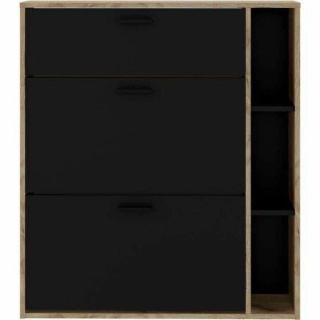 Scarpiera Leona Marrone Rovere Melammina 90 x 25 x 102 cm