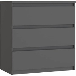 Cassettiera CHELSEA  Grigio Antracite 77,2 x 42,2 x 79,9 cm