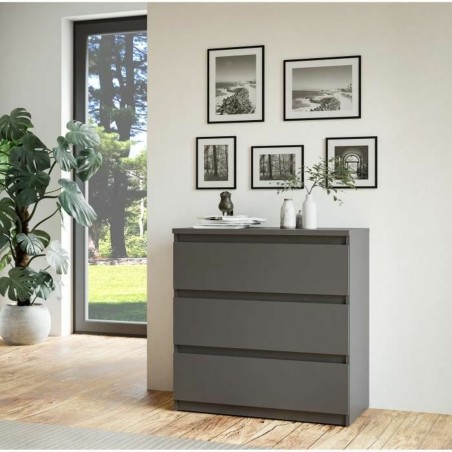 Cassettiera CHELSEA  Grigio Antracite 77,2 x 42,2 x 79,9 cm