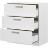 Cassettiera Parisot Bianco 79,7 x 87,8 x 43,8 cm